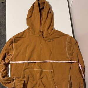 J. Crew Garment-dyed waffle-lined french terry hoodie